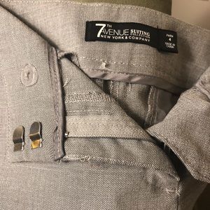 7th Avenue New York & Company grey dress pants 4P